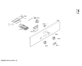 Схема №3 HB2TI5T4 с изображением Панель управления для плиты (духовки) Bosch 00701334