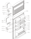 Схема №1 KR320CR (118519, HZS3266) с изображением Дверца для холодильной камеры Gorenje 108493