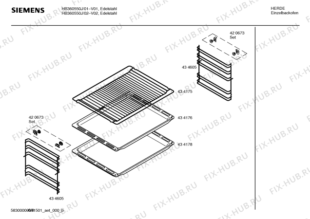 Схема №1 HB360550J с изображением Инструкция по эксплуатации для плиты (духовки) Siemens 00586789