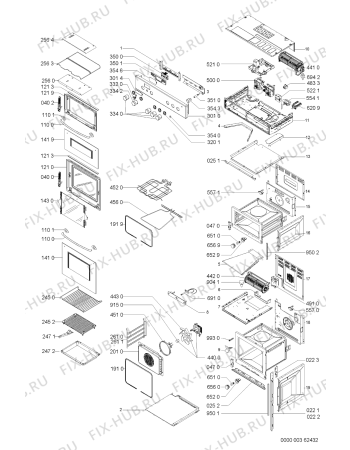 Схема №1 AKZ161IX01 (F092561) с изображением Инструкция по эксплуатации для электропечи Indesit C00371691