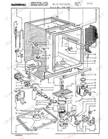 Схема №14 GM315110 с изображением Панель управления для посудомойки Bosch 00294205