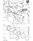 Схема №1 AWM 5104/AL с изображением Рукоятка для стиральной машины Whirlpool 481249878172