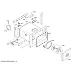 Схема №3 HBC36D753 с изображением Ремкомплект для электропечи Bosch 11007761