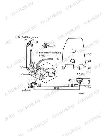 Взрыв-схема посудомоечной машины Aeg FAV4950 is/Anthrazi - Схема узла Internal parts