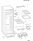 Схема №2 R34T (F023164) с изображением Дверь для холодильной камеры Indesit C00078814