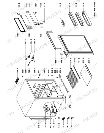 Схема №1 LWBS-85 с изображением Компрессор для холодильной камеры Whirlpool 481236038818