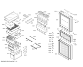 Схема №1 KK28A4650W с изображением Ящик для холодильника Siemens 00708023