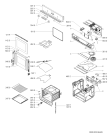 Схема №1 AKP 553/NB с изображением Панель для плиты (духовки) Whirlpool 481245249708