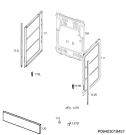 Схема №1 47795IQ-MN с изображением Корпусная деталь для электропечи Aeg 3421852033