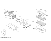 Схема №3 KMF40AI20 Bosch с изображением Дверь для холодильной камеры Bosch 00714450