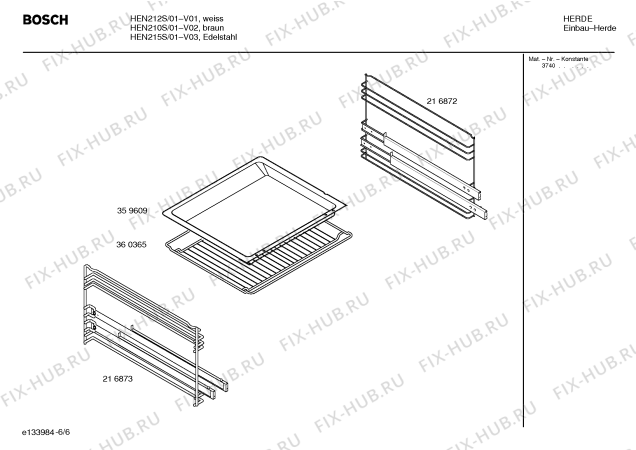 Схема №6 HEN215S с изображением Ручка выбора температуры для плиты (духовки) Bosch 00183819