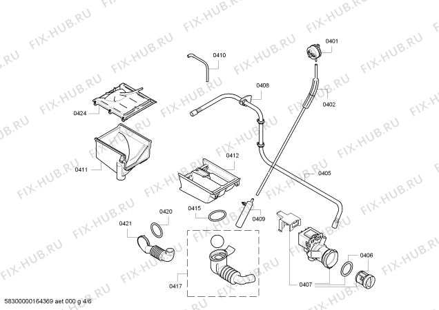 Схема №3 WS10G160OE iQ 300 с изображением Ручка для стиралки Siemens 00659179