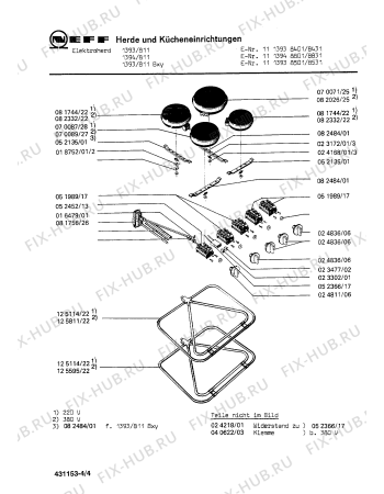 Схема №4 1113938604 1393/841YCO1 с изображением Переключатель для духового шкафа Bosch 00024836
