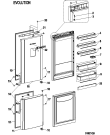 Схема №4 FFUG2013XO3 (F082292) с изображением Дверь для холодильника Indesit C00298027