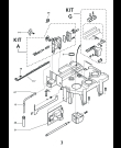 Схема №5 EC 2000.B NERO с изображением Сопло, насадка, капучинатор для кофеварки (кофемашины) DELONGHI M196920068