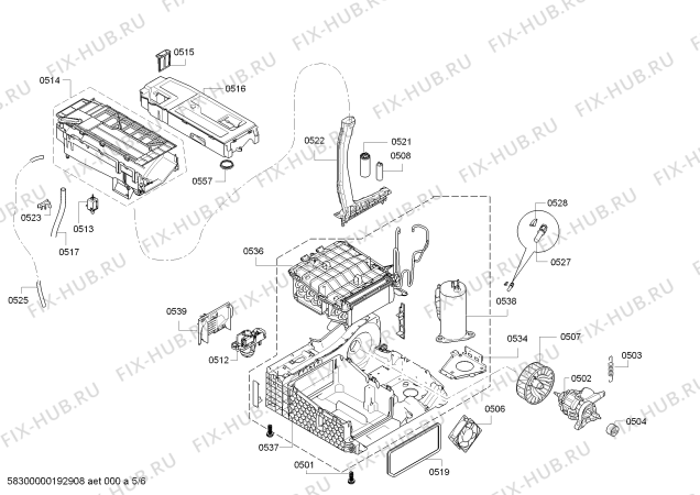 Схема №6 WTW843F0 Serie 6 SelfCleaning Condenser с изображением Панель управления для сушилки Bosch 11005788