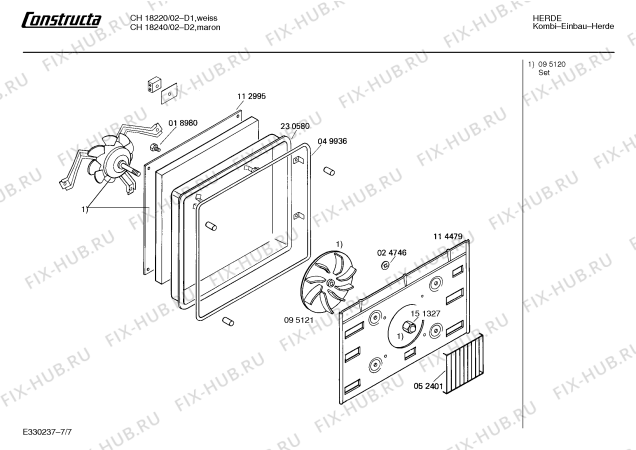 Схема №5 CH18220 CH1822 с изображением Переключатель для плиты (духовки) Bosch 00065936