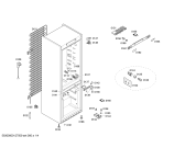 Схема №3 KGN34A90 с изображением Дверь для холодильника Bosch 00246081