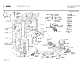 Схема №4 SMU2022SS с изображением Панель для электропосудомоечной машины Bosch 00285999