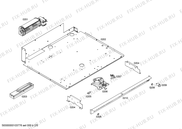 Схема №4 CM301BB с изображением Затвор для духового шкафа Bosch 00425585