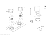 Схема №1 PBD7252FMP с изображением Варочная панель для электропечи Bosch 00713038