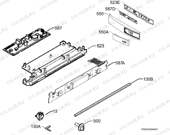 Взрыв-схема холодильника Ikea HAFTIGT 60282365 - Схема узла Diffusor