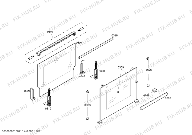 Схема №6 CH26890 с изображением Ручка конфорки для плиты (духовки) Bosch 00426640