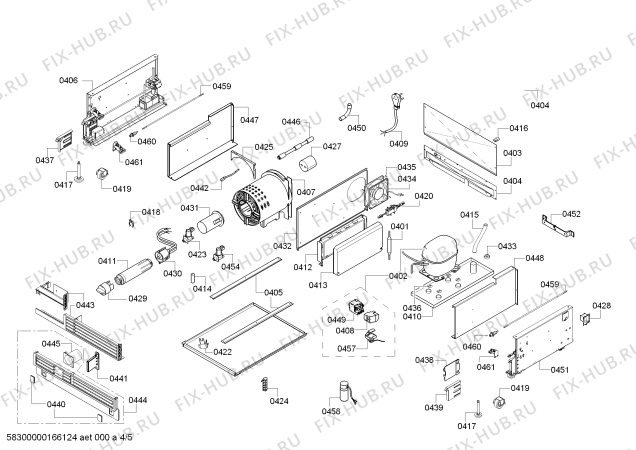 Схема №3 RF411700 с изображением Модуль управления для холодильника Bosch 00740139