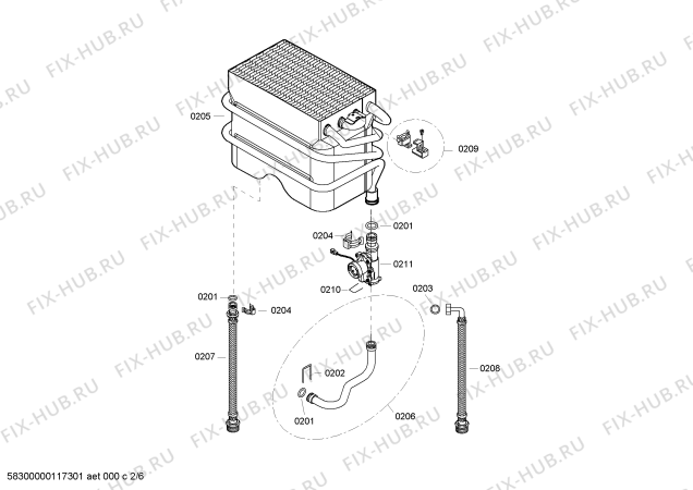 Схема №3 RDT2756 с изображением Клапан для бойлера Bosch 00183220