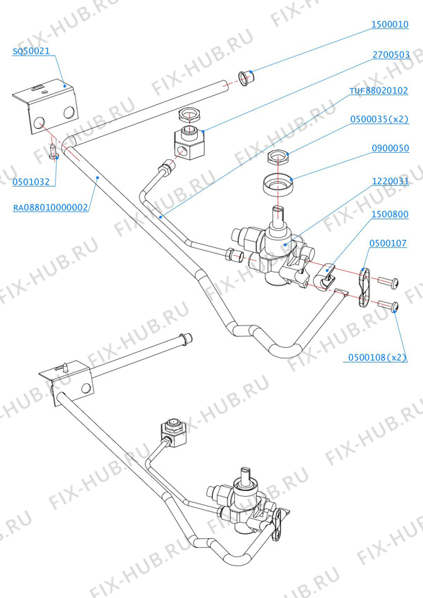 Большое фото - Запчасть для холодильника Electrolux 1053114896 в гипермаркете Fix-Hub