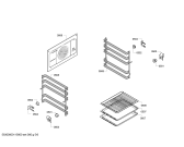 Схема №2 HSV746055T с изображением Фронтальное стекло для духового шкафа Bosch 00243727