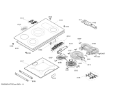 Схема №1 PKC875T01A с изображением Стеклокерамика для электропечи Bosch 00472392