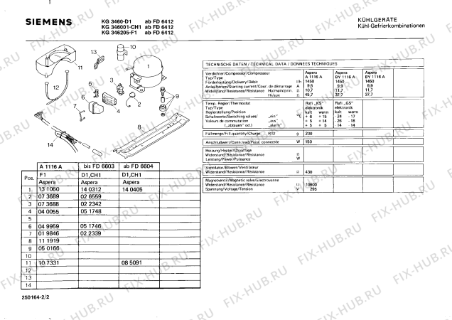 Схема №1 KG346205 с изображением Шина для холодильной камеры Siemens 00115251