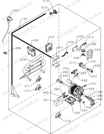 Взрыв-схема стиральной машины Gorenje WT941 (189511, SP611/110) - Схема узла 03