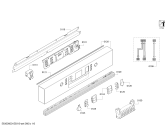 Схема №4 SMI85M45DE Exclusiv с изображением Панель управления для электропосудомоечной машины Bosch 00708223