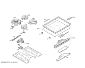 Схема №1 PKF615Q01E с изображением Стеклокерамика для электропечи Bosch 00474675