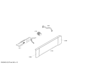 Схема №4 3HDS530X h.ba.ind.mltf.inx.pta_cr.worktop.touch с изображением Передняя часть корпуса для плиты (духовки) Bosch 00664941