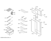 Схема №2 KSV365026X BOSCH с изображением Декоративная планка для холодильной камеры Bosch 00437826