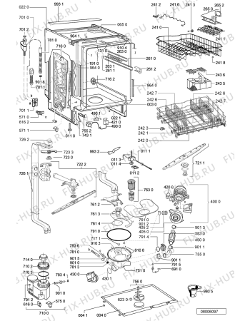 Схема №2 GSU 5533 SW с изображением Обшивка для посудомоечной машины Whirlpool 481231019107