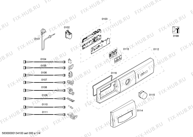 Схема №2 3TS949A с изображением Ручка для стиралки Bosch 00649320