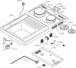 Схема №1 MK100S-L4T-1 (273586, MKE100) с изображением Электролиния для холодильной камеры Gorenje 271574