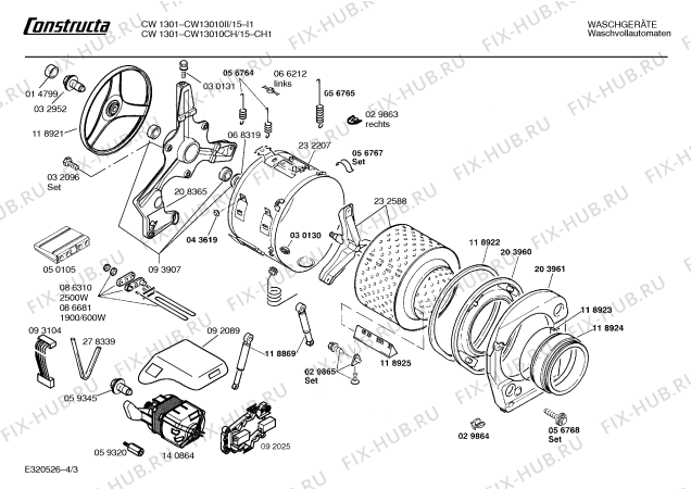 Схема №4 CW13010CH CW1301 с изображением Ручка для стиральной машины Bosch 00087624