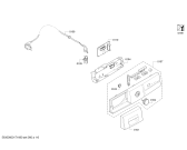 Схема №5 WT46W39A Extraklasse iQ 590 selfCleaning condenser с изображением Панель управления для сушильной машины Siemens 00746820