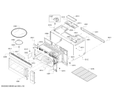 Схема №5 HMV5052U Bosch с изображением Монтажная рама для микроволновки Bosch 11023049