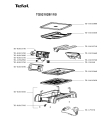 Схема №1 TG532059/11 с изображением Плоскость для гриля Tefal TS-01015800