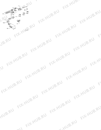 Взрыв-схема холодильника Electrolux ER3132B - Схема узла Thermostat