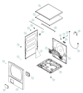 Схема №2 STR506 - SB8534   -White (900003189, WM25.3) с изображением Декоративная панель для стиралки Gorenje 469453