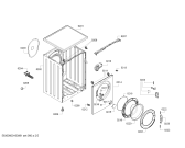 Схема №3 WM14B262DN, IQ100 с изображением Наклейка для стиральной машины Siemens 00632965