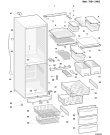 Схема №1 ERFV402DMP (F017329) с изображением Дверка для холодильника Indesit C00057167