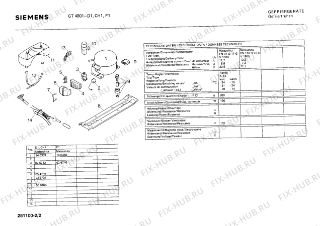 Взрыв-схема холодильника Siemens GT4801 - Схема узла 02